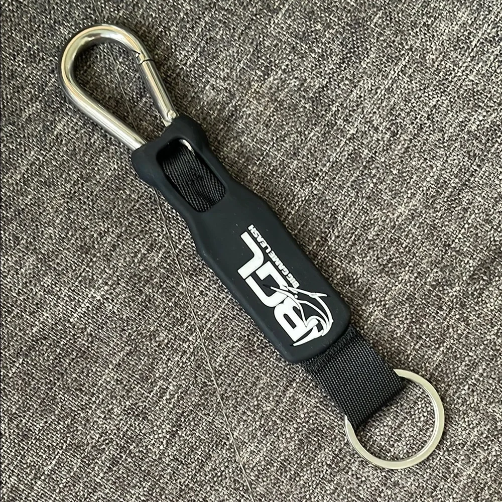 BGL Black Keychain with Silver Clip